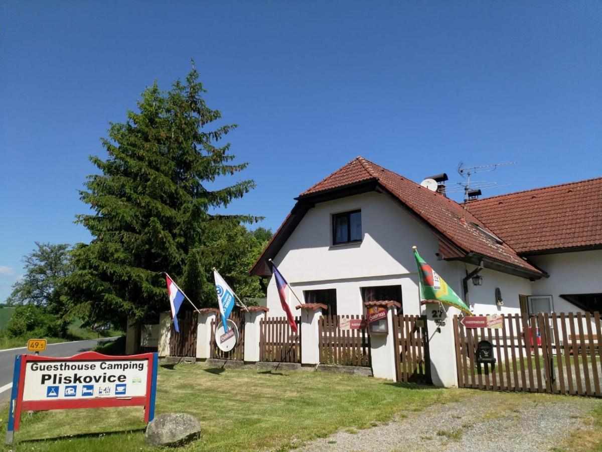 Camping & Guest House Pliskovice Mirovice Dış mekan fotoğraf